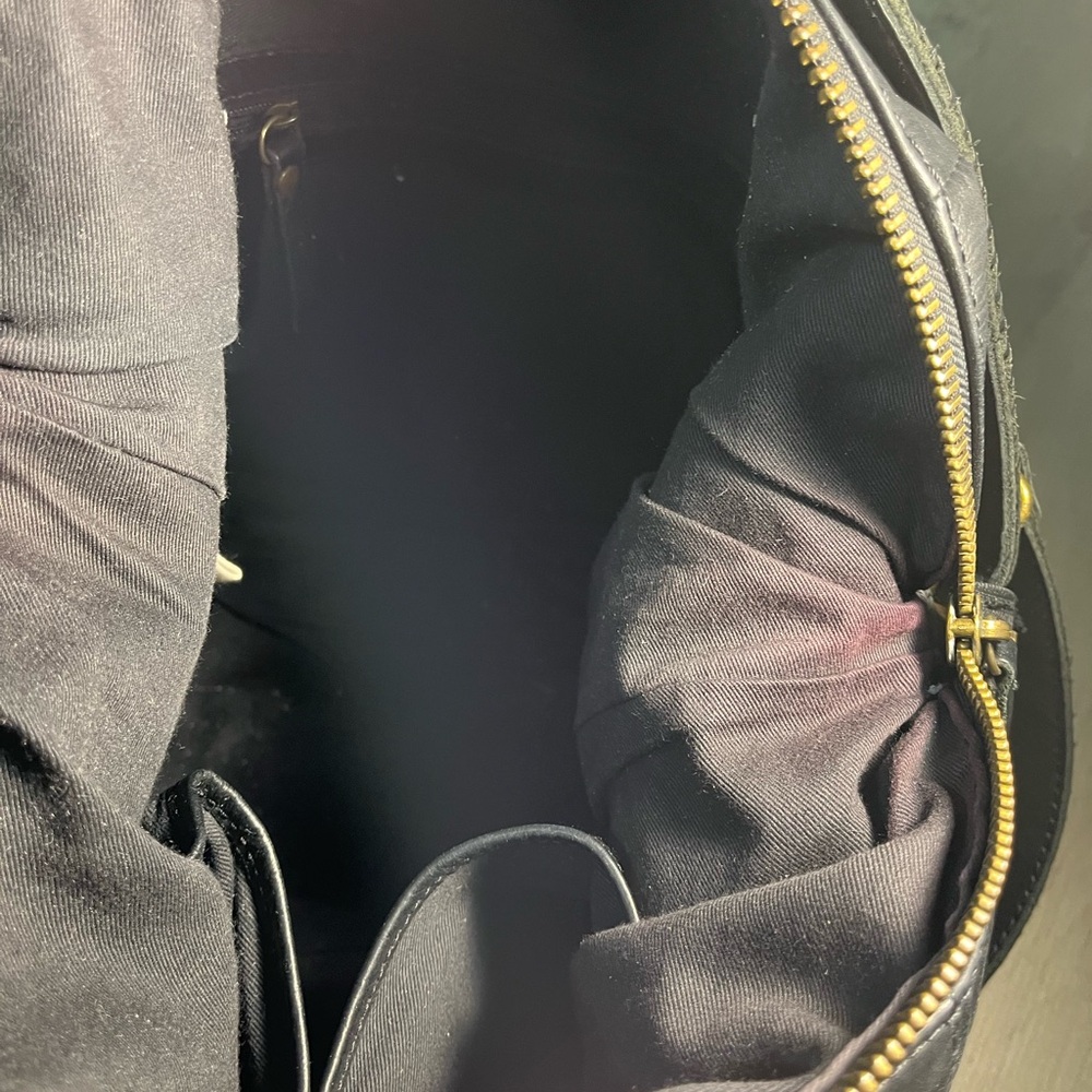 Lucky Brand Black Leather Tote - Picture 7 of 11